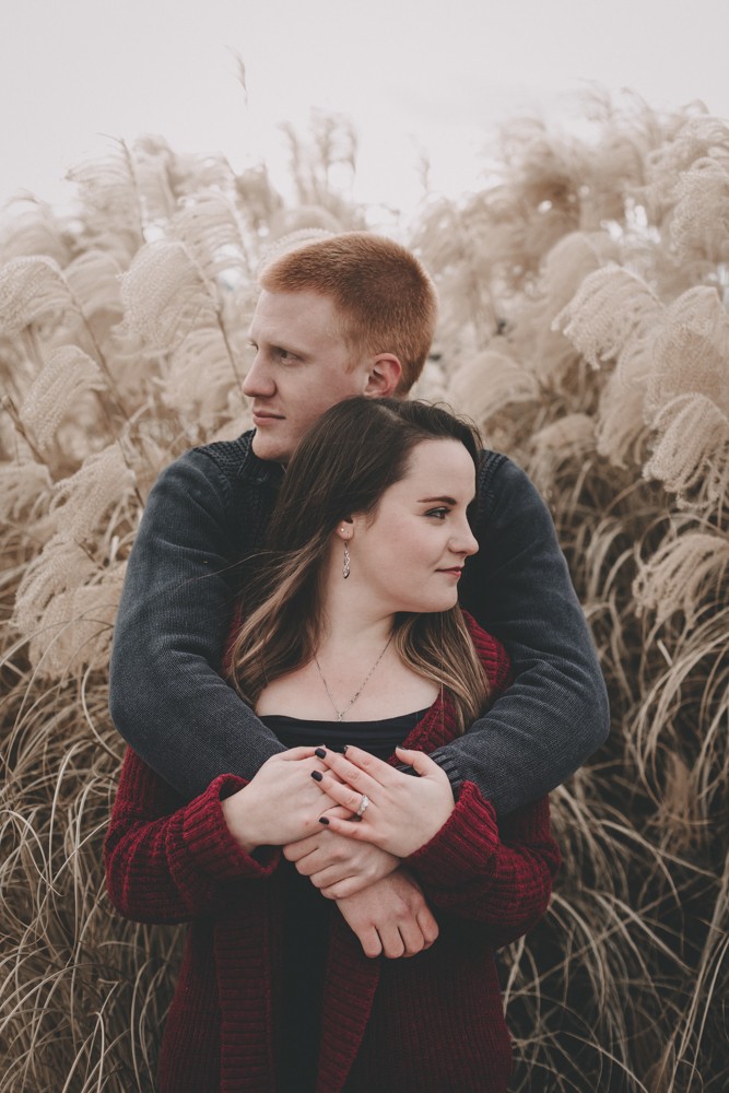 Winter Rockford engagement session at Nicholas Conservatory Gardens Sinnissippi Park by Sara Anne Johnson